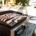 How close can a blackstone grill be to a house?