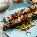 How do i cook kabobs on my blackstone flat top grill?