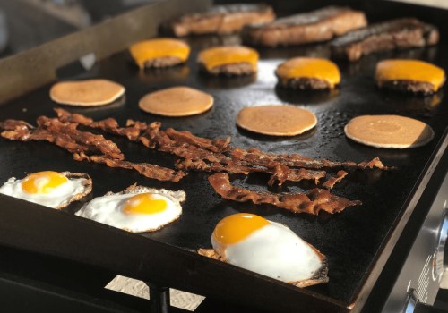 Are there any maintenance tips that should be followed when using the blackstone flat top grill?